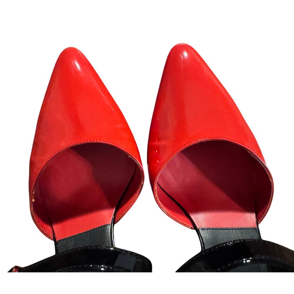 Auth. Vintage Chanel Patent Leather Mary Jane Pump Heels Size 36C W/Box - Picture 9 of 16